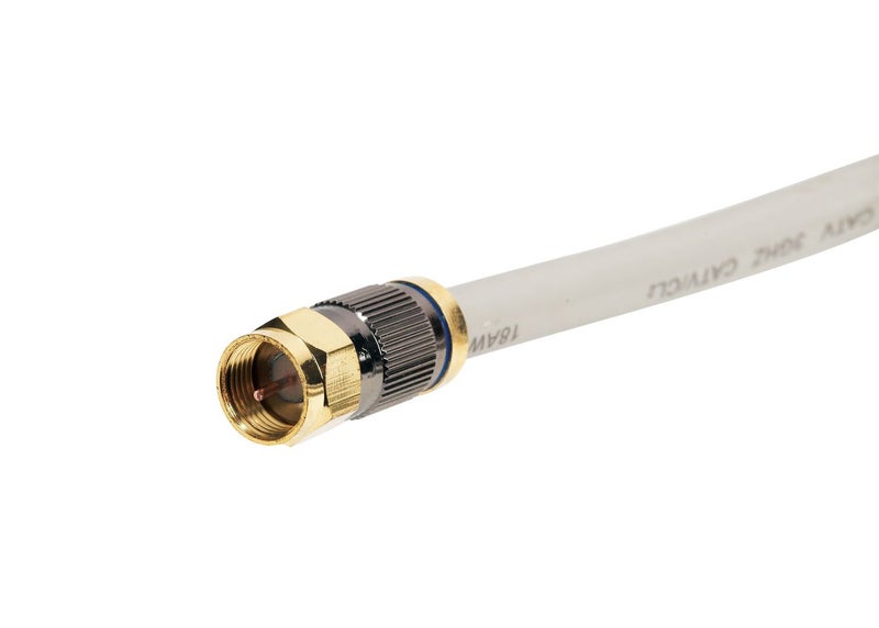 RCA 50-Feet Quad Shield Coax Cable (DH50QCF) Black - Image 2